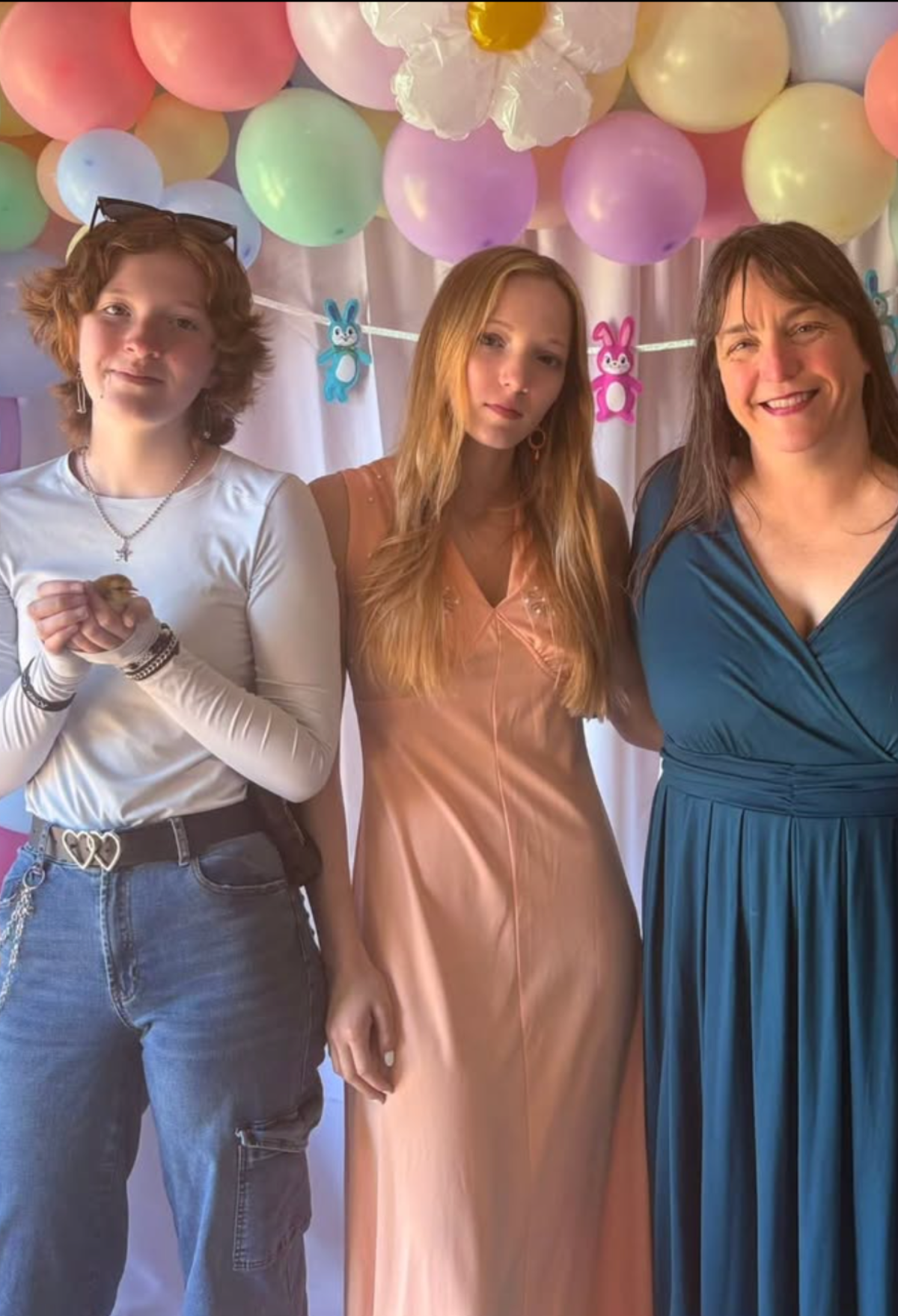 Publisher Kara Ault and her kids
